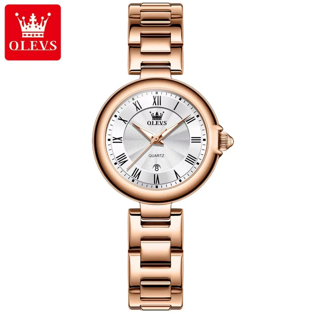 OLEVS 5608 High-End Women's Analog Watch - Luxury Dress Watch for Ladies (Gift Edition)