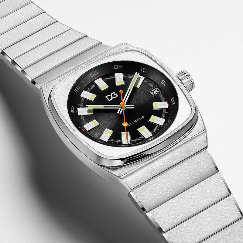 Daniel Gorman DG8532 Men's Mechanical Automatic Watch Luxury Steel Case Orologio Uomo Jam Tangan Erkek Saati Kol