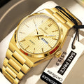 Poedagar 874 Original High Quality Stainless Steel Wristwatch Waterproof Luminous Quartz Watch for Men