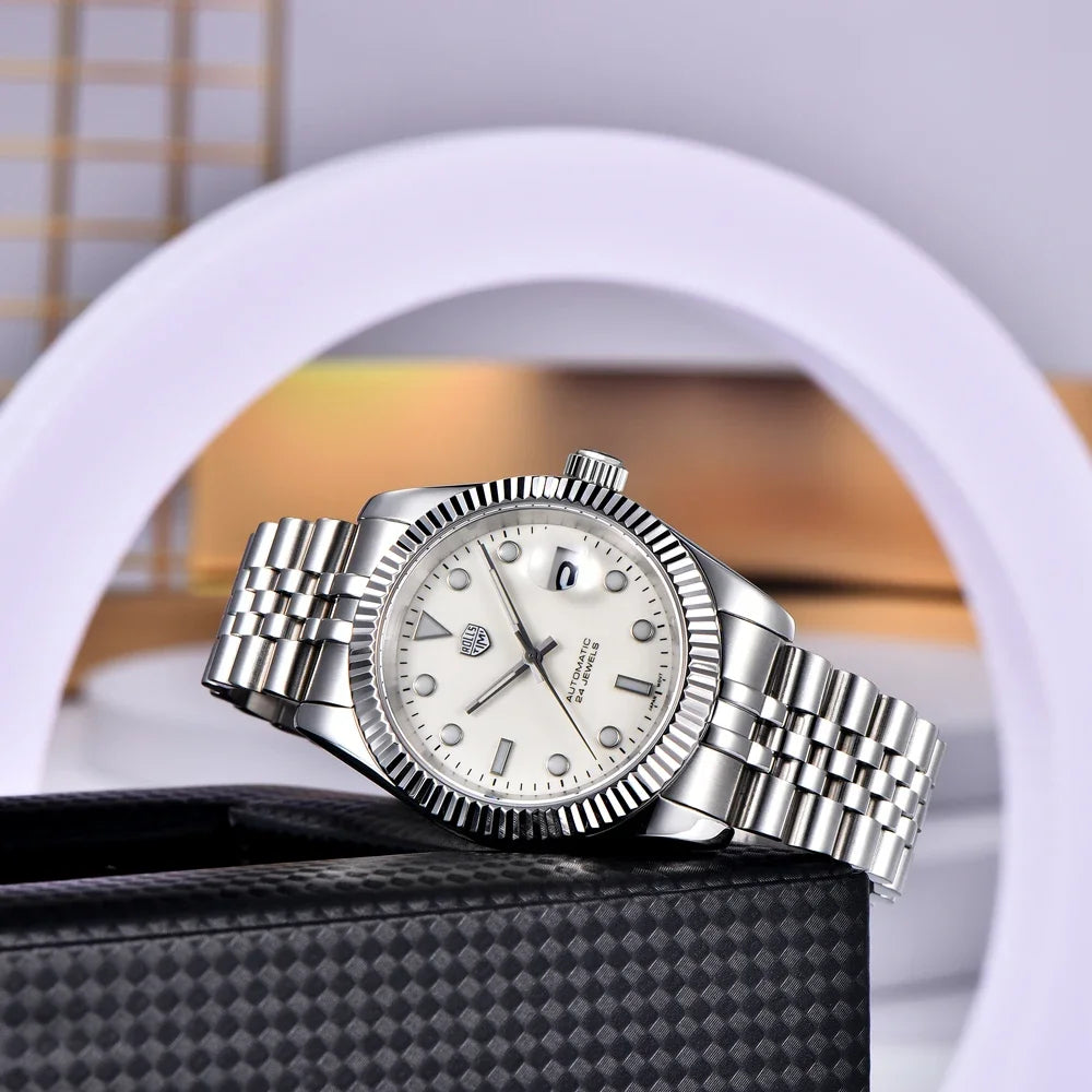 2024 Top Brand Luxury Automatic Watch RollsTimi Men Mechanical Watches for Men Japan NH35A Waterproof Sapphire Reloj Hombre 7930