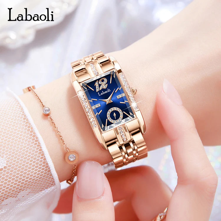 New Arrival Design Waterproof  Resistant Green Dress Dial Luxury  Digital Stop Fashion Gift Set Quartz Watches