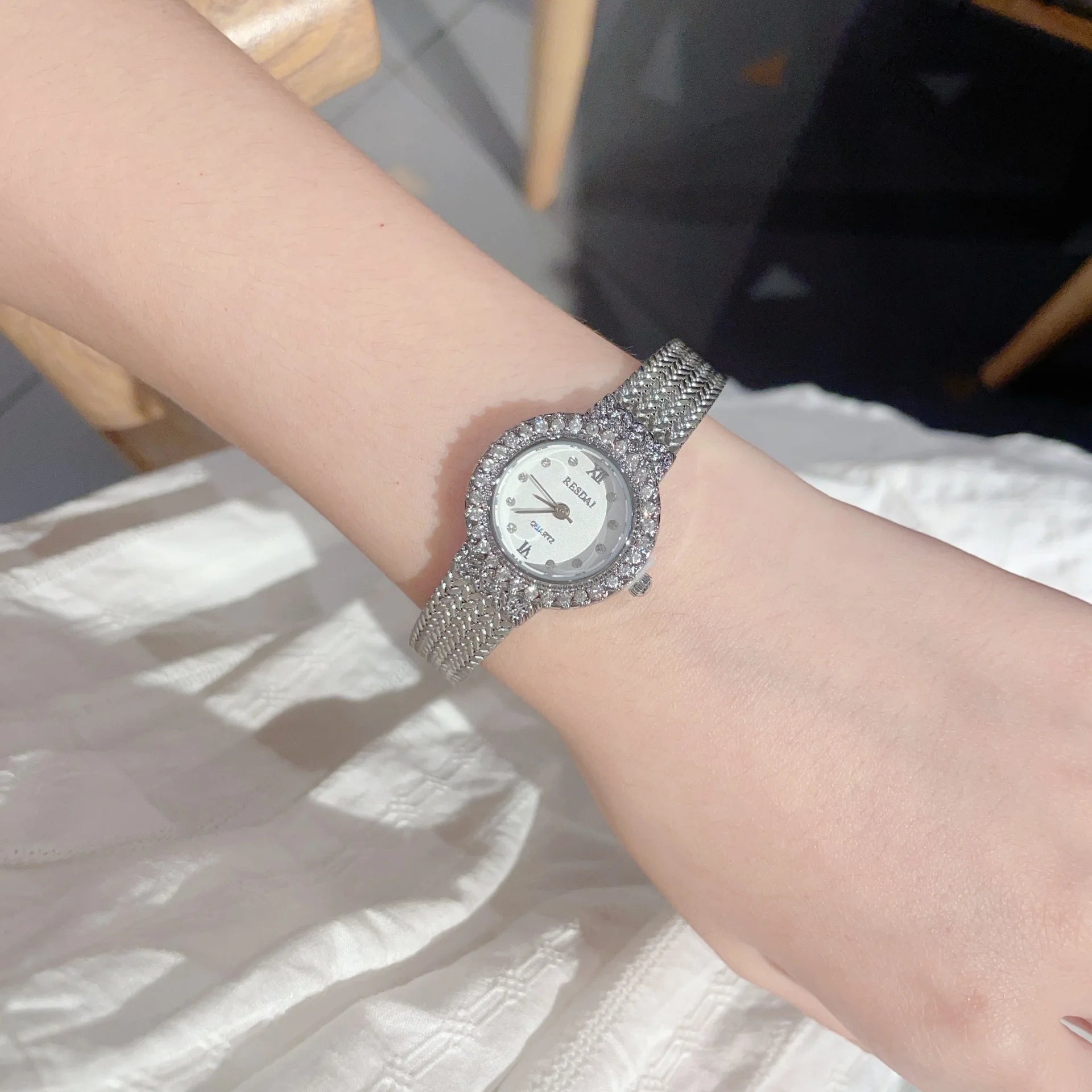 In Stock  Luxury Gold Wrist Watch for Women Ladies  Uhr Minimalist Orologio Donna Small Size  Ladies Quartz Watch