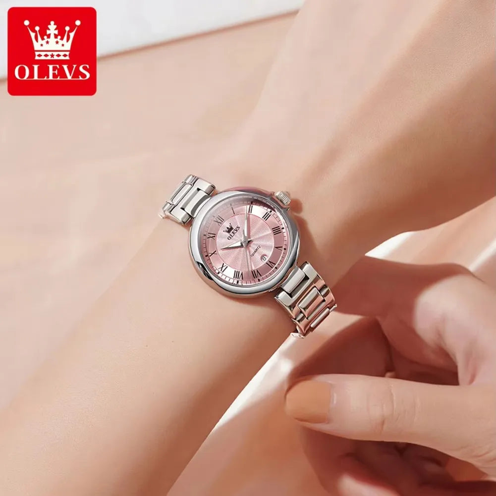 OLEVS 5608 High-End Women's Analog Watch - Luxury Dress Watch for Ladies (Gift Edition)