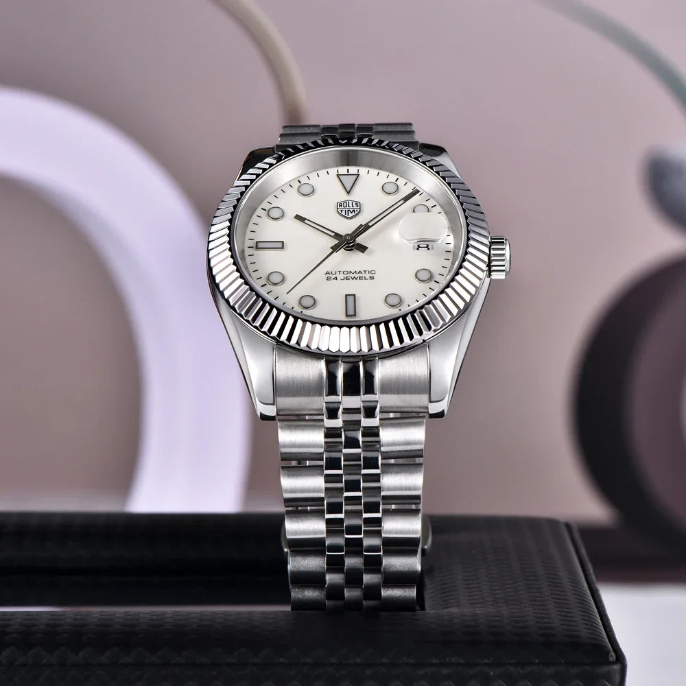 2024 Top Brand Luxury Automatic Watch RollsTimi Men Mechanical Watches for Men Japan NH35A Waterproof Sapphire Reloj Hombre 7930