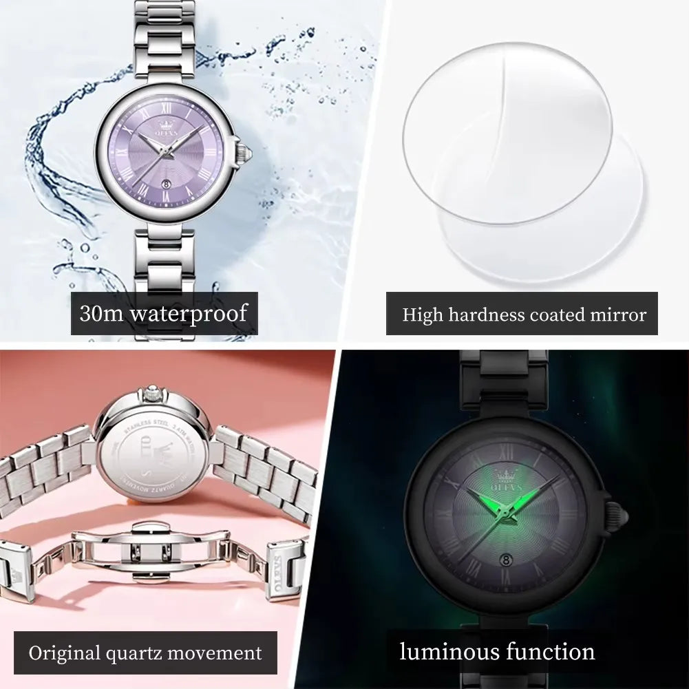 OLEVS 5608 High-End Women's Analog Watch - Luxury Dress Watch for Ladies (Gift Edition)