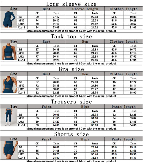 2/3/4PCS Yoga Set Gym Clothes Sportswear Seamless Yoga Suits For Women Fitness Long Sleeved Tracksuits Sports Bra Gym Leggings