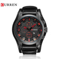 CURREN 8225 Top Brand Men's Watch Classic Quartz Dial Calendar Chronograph Waterproof Fashion Leather Strap Watches for Man