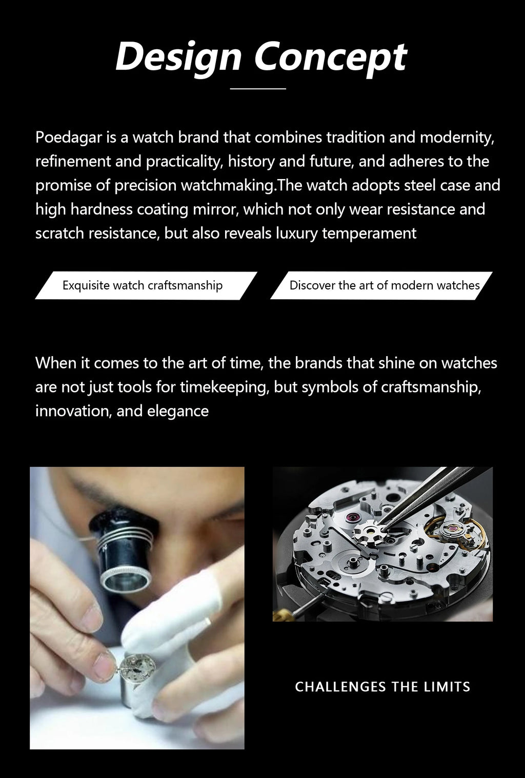 POEDAGAR Luxury Fashion Male Watch Stainless Steel Waterproof Luminous Men's Quartz Watches Casual Date Week Wristwatch For Men