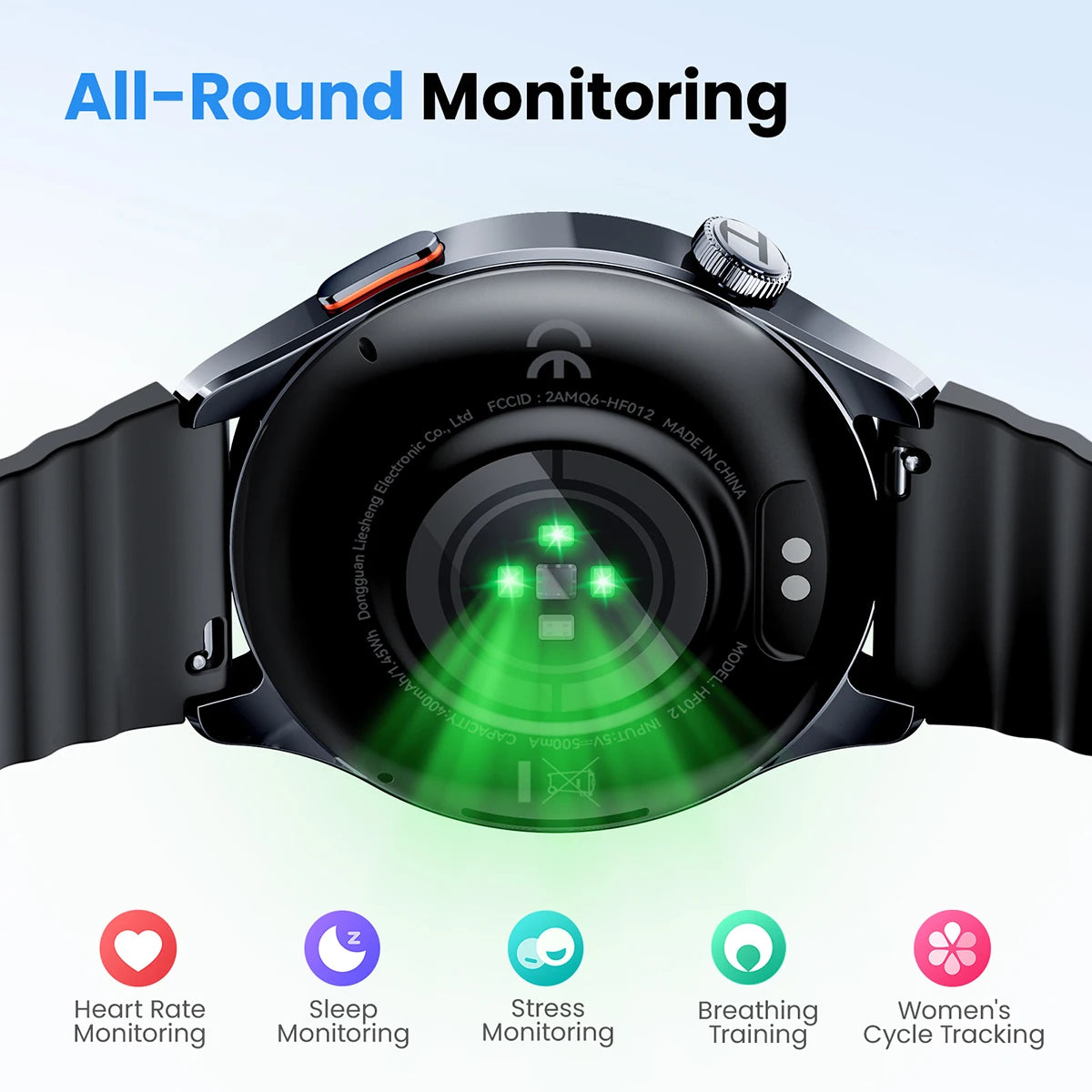 HAYLOU Watch 4S GPS Smartwatch - 1.43” HD AMOLED Display, 5 Satellite Positioning, 120+ Sport Modes