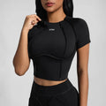 BetterMe  Women Yoga Sport T Shirts Fitness Clothes Short Sleeve Yoga Shirt Gym Top Running Active Wear Sport Tops