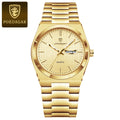 POEDAGAR Luxury Fashion Male Watch Stainless Steel Waterproof Luminous Men's Quartz Watches Casual Date Week Wristwatch For Men