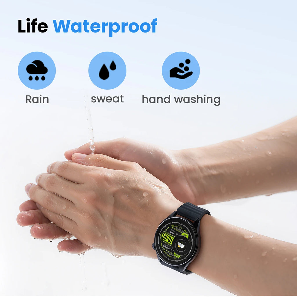 HAYLOU Watch 4S GPS Smartwatch - 1.43” HD AMOLED Display, 5 Satellite Positioning, 120+ Sport Modes