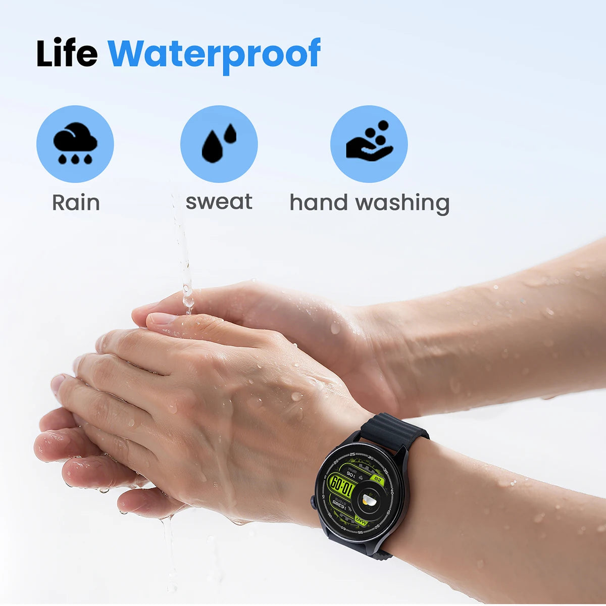 HAYLOU Watch 4S GPS Smartwatch - 1.43” HD AMOLED Display, 5 Satellite Positioning, 120+ Sport Modes
